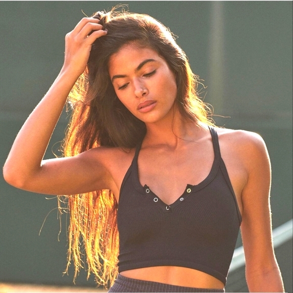 Free People Tops - XS- Free People X Free Movement " Free Throw Henley - Black